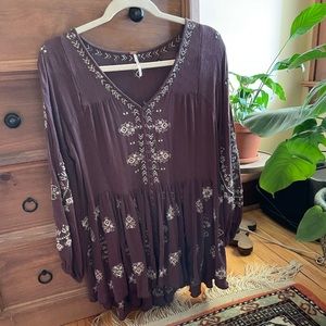 Free people long sleeve tunic